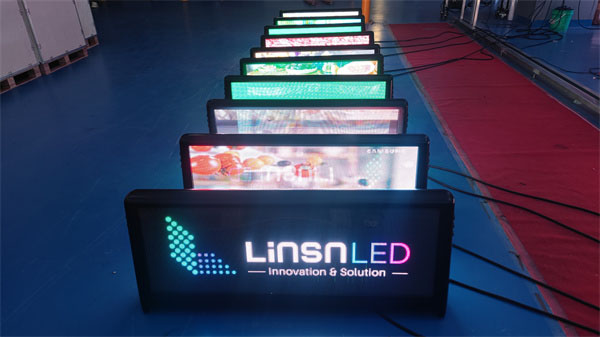 advertising taxi top displays linsn led