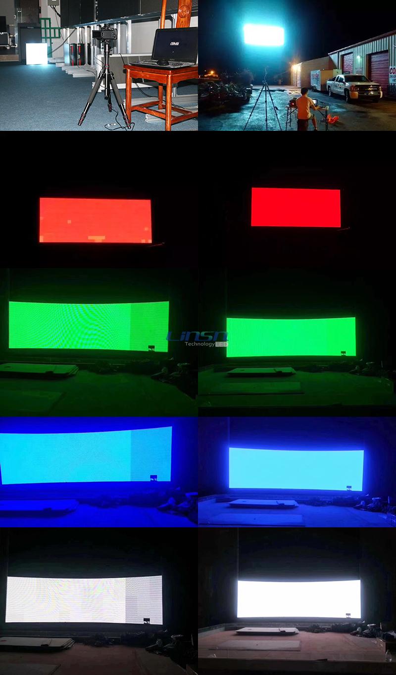 after dot Calibration LED display