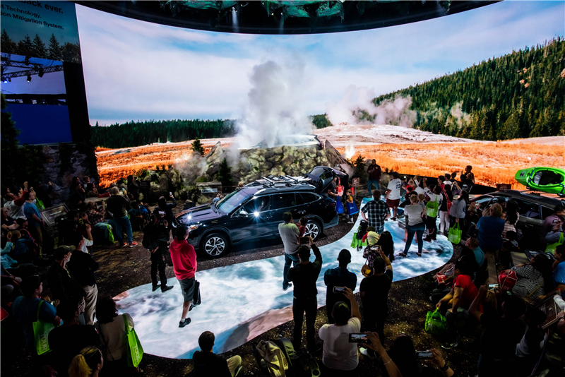 Auto show LED display screen can enhance compatibility to the show