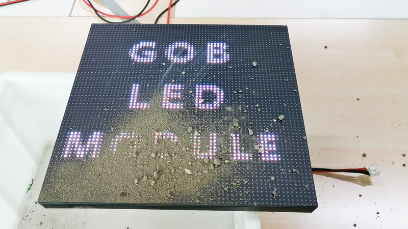 GOB LED display module