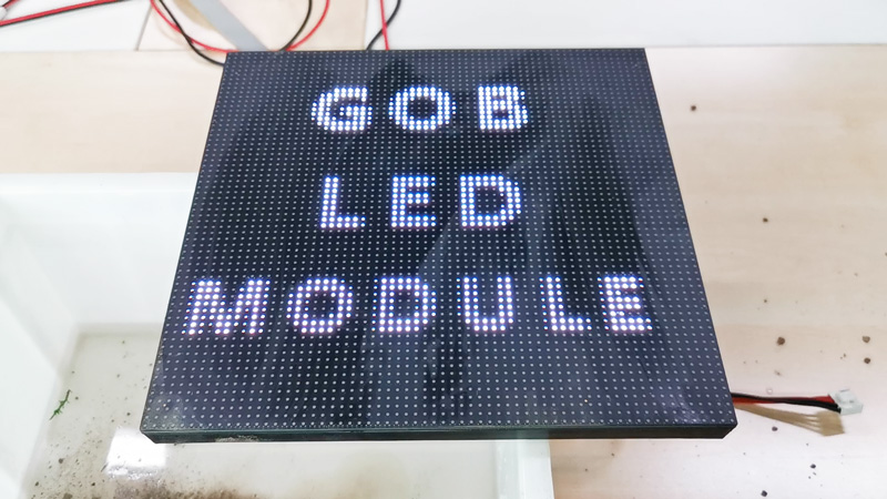 GOB LED display module