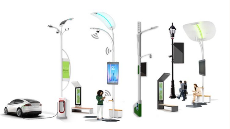 Smart LED Poles