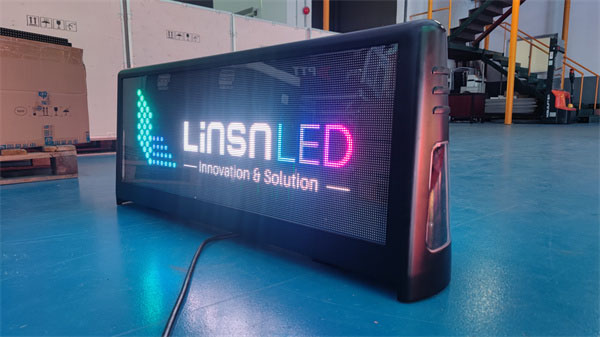 taxi led screen linsn led 2