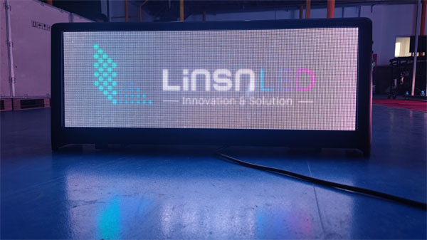 taxi led screen linsn led 3