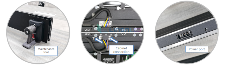 front maintenance led screen display linsn